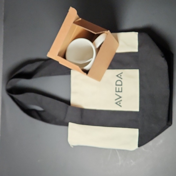 AVEDA Tote and Ceramic Mug set, Unused Limited Edition Set NWT - Picture 11 of 17